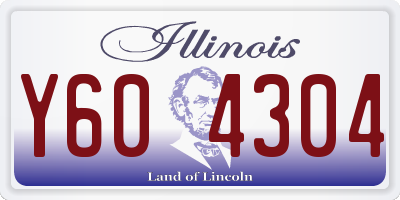 IL license plate Y604304