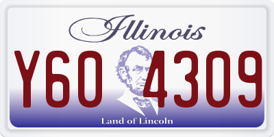 IL license plate Y604309