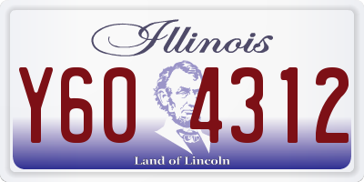 IL license plate Y604312