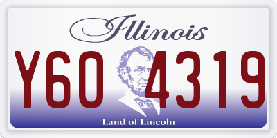IL license plate Y604319