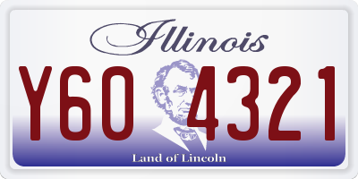 IL license plate Y604321