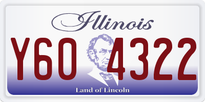 IL license plate Y604322