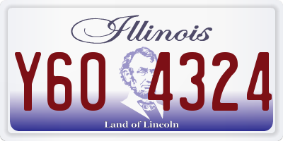 IL license plate Y604324