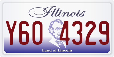 IL license plate Y604329