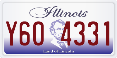 IL license plate Y604331