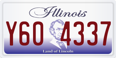 IL license plate Y604337