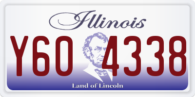 IL license plate Y604338