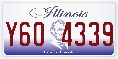 IL license plate Y604339