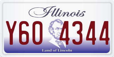 IL license plate Y604344