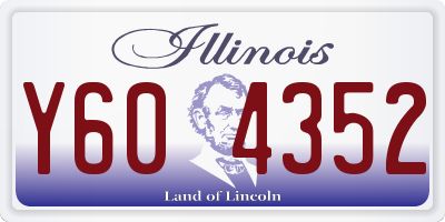 IL license plate Y604352