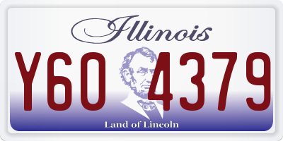 IL license plate Y604379