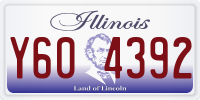IL license plate Y604392
