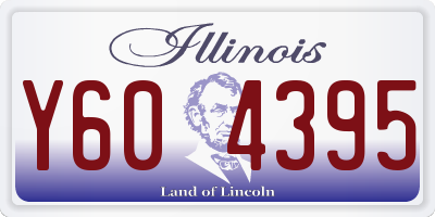 IL license plate Y604395