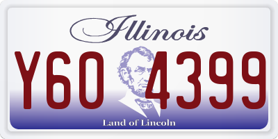 IL license plate Y604399