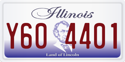 IL license plate Y604401