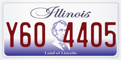 IL license plate Y604405