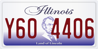 IL license plate Y604406