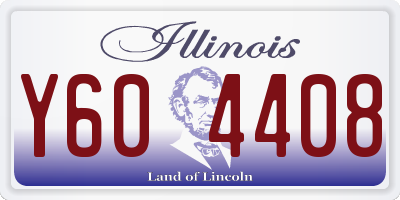 IL license plate Y604408