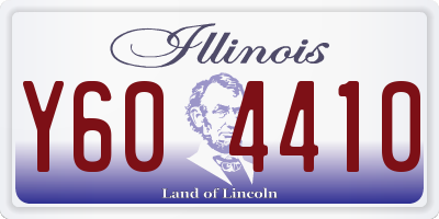 IL license plate Y604410