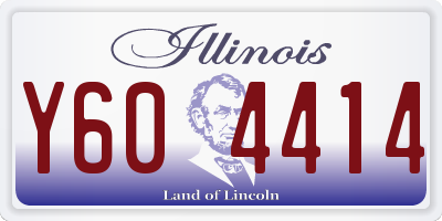 IL license plate Y604414
