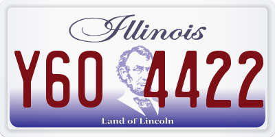 IL license plate Y604422