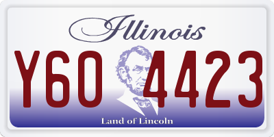 IL license plate Y604423