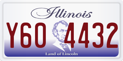 IL license plate Y604432