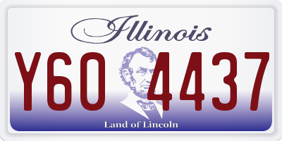 IL license plate Y604437