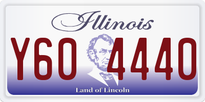 IL license plate Y604440