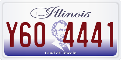 IL license plate Y604441