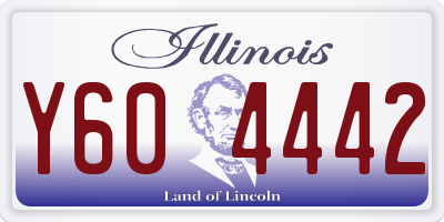 IL license plate Y604442