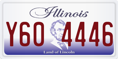 IL license plate Y604446