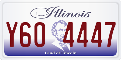 IL license plate Y604447