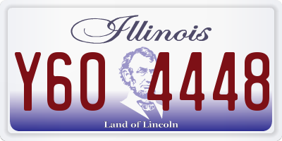 IL license plate Y604448