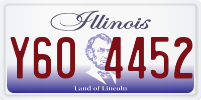 IL license plate Y604452