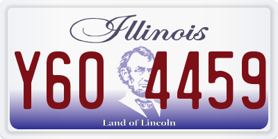 IL license plate Y604459