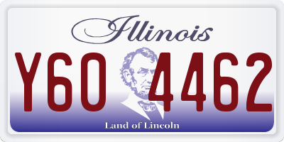 IL license plate Y604462