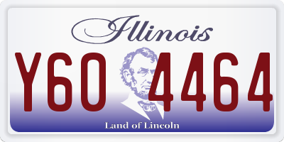 IL license plate Y604464