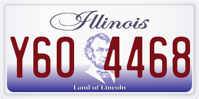 IL license plate Y604468