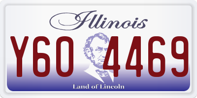 IL license plate Y604469