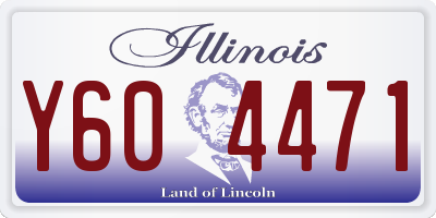 IL license plate Y604471
