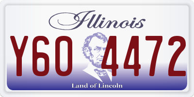 IL license plate Y604472