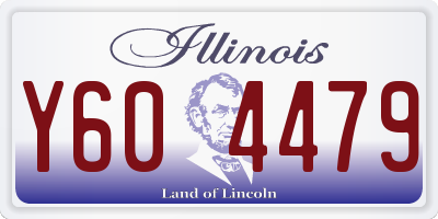 IL license plate Y604479