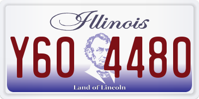 IL license plate Y604480
