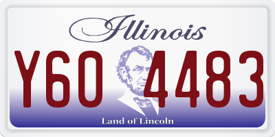 IL license plate Y604483