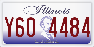 IL license plate Y604484