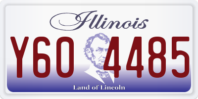 IL license plate Y604485