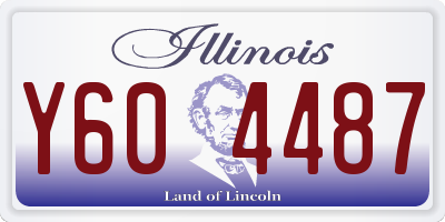 IL license plate Y604487