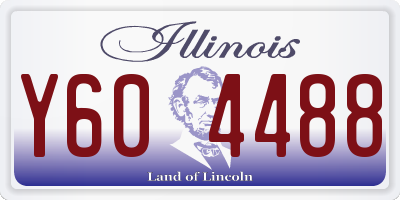 IL license plate Y604488
