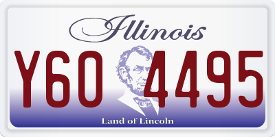 IL license plate Y604495